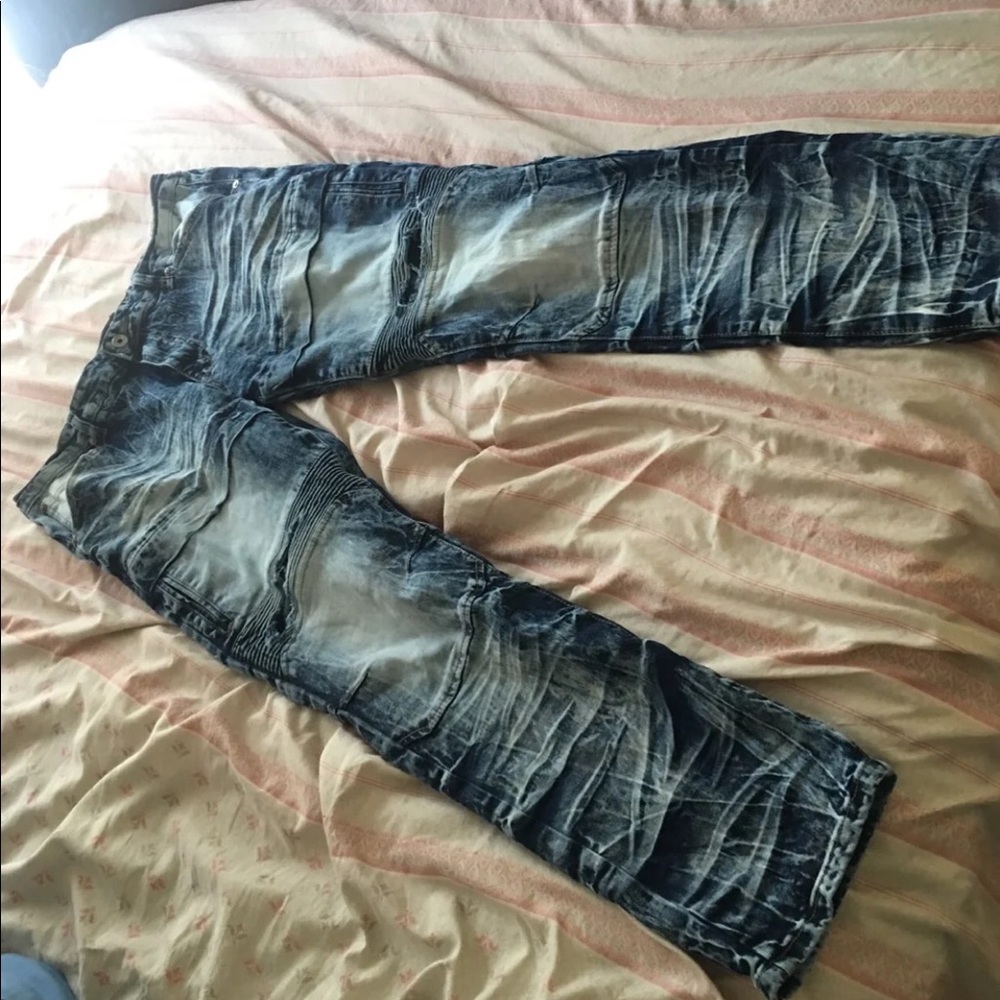 Chapel&Greed Ripped Biker Jeans